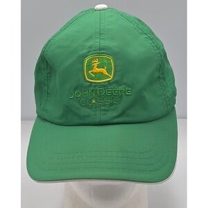 Imperial‎ John Deere Classic Strapback Hat Green Perforated PGA Golf Cap